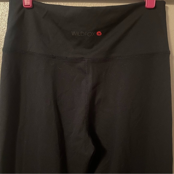 WILDFOX Paxton Slit Flare Pant Black - Picture 5 of 7